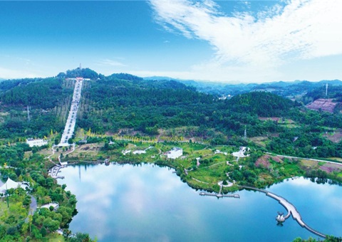 资阳乐至：生态与富民并进，，，，，绿色与昌盛同辉