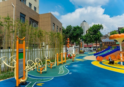 “口袋公园” 装满民生幸福 阻止六月尾，，，，，重庆“口袋公园”今年开工八十八个、建成六十四个